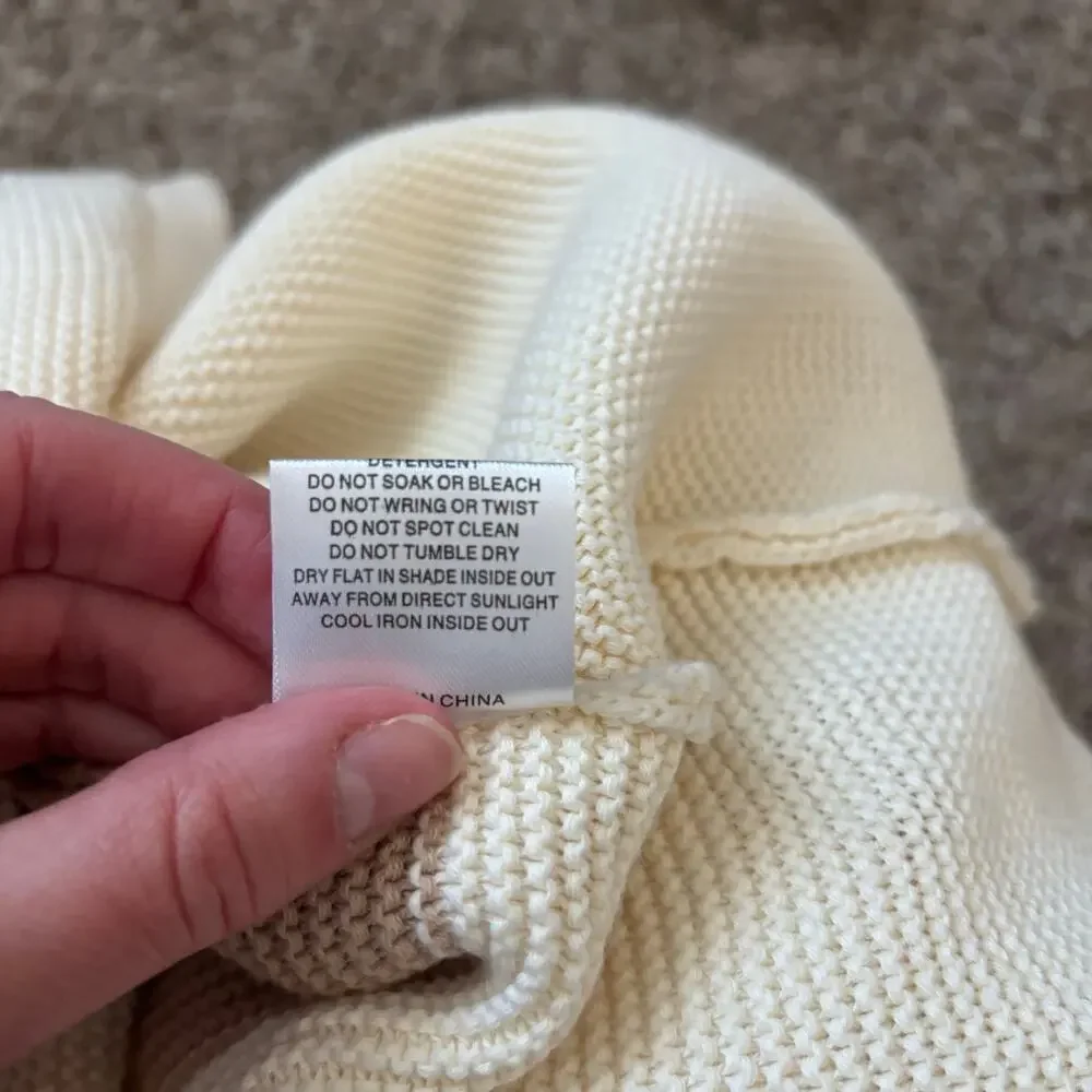 Sabo Women’s Auri Knit Dress Halter Neck Dress S Beachy Minimalist Coverup - Picture 12 of 12